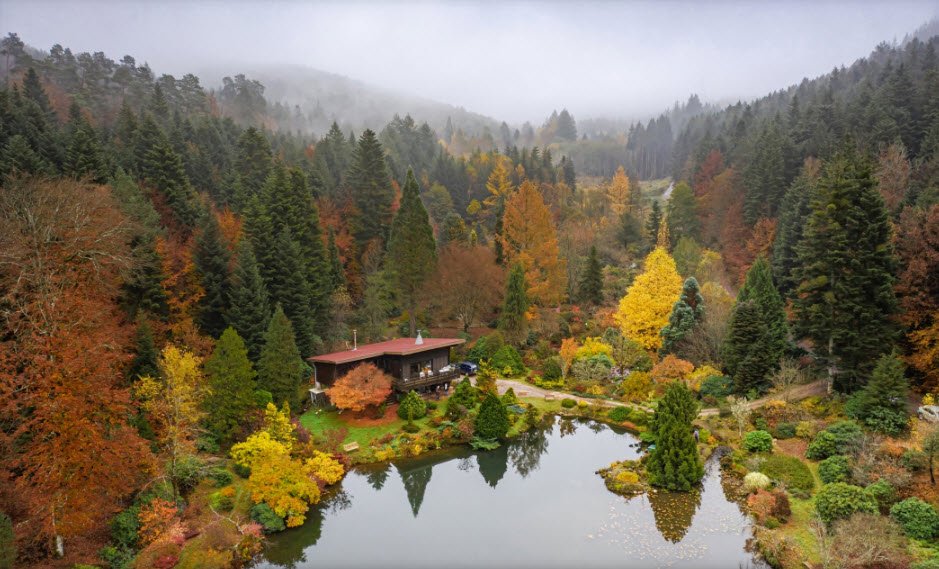Jardin botanique de Gondremer, Autrey, Vosges, France, France